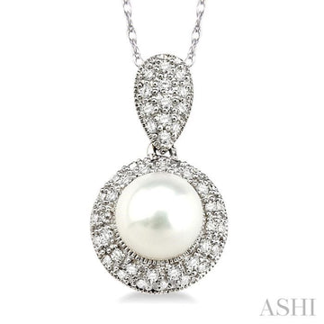 Pearl & Diamond Pendant